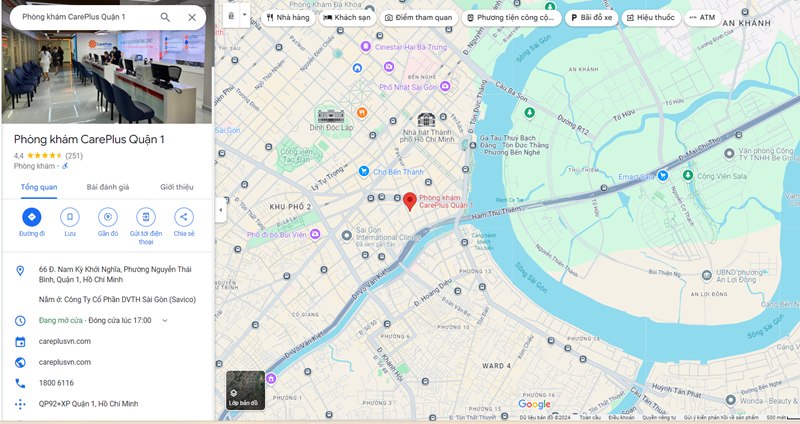 Phòng khám Đa khoa Quốc tế CarePlus quận 1