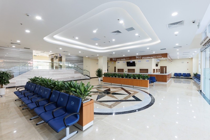 Sảnh chờ Phòng khám Đa khoa Tâm Anh Quận 7
