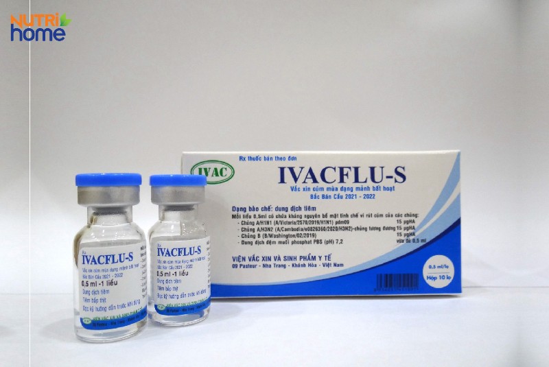 Vắc xin IVACFLU-S 0.5ml (Việt Nam) phòng bệnh cúm