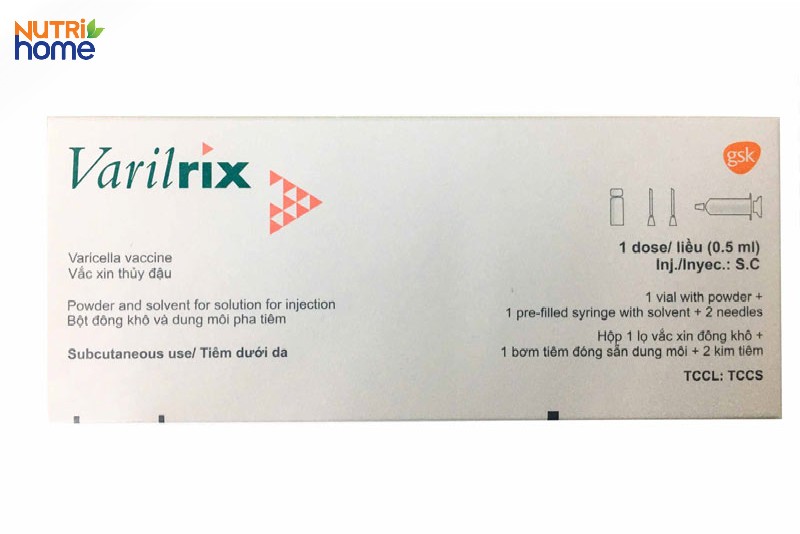 Vắc xin VARILRIX (Bỉ) phòng bệnh thủy đậu