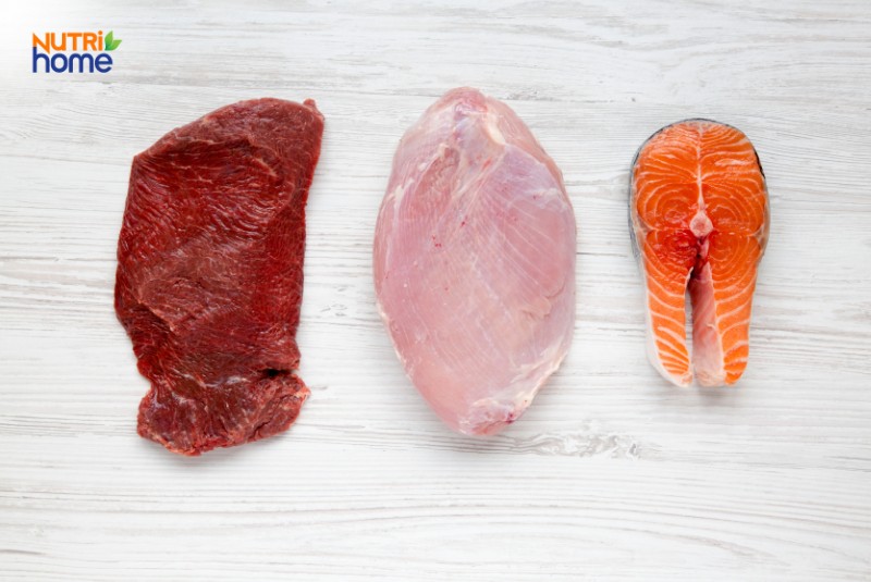 viêm dạ dày tá tràng nên ăn gì, Thực phẩm protein ít chất béo bão hòa