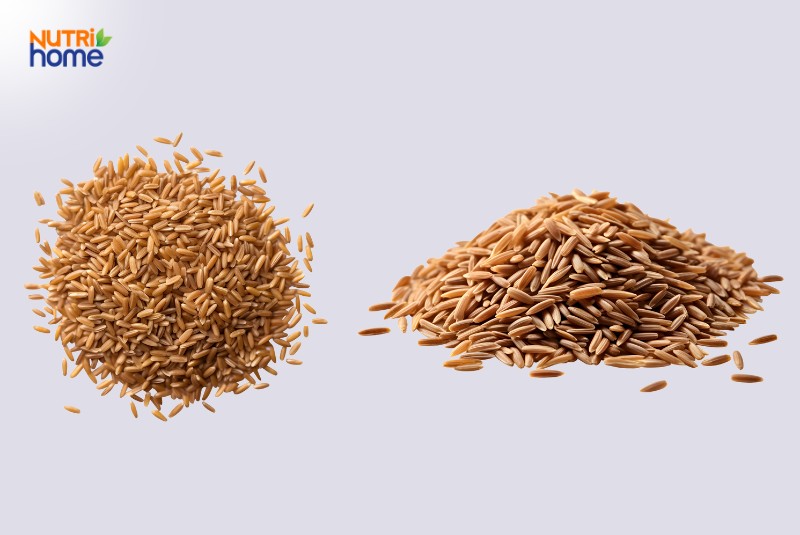 ăn gì thai tăng cân nhanh tháng cuối, gạo lứt