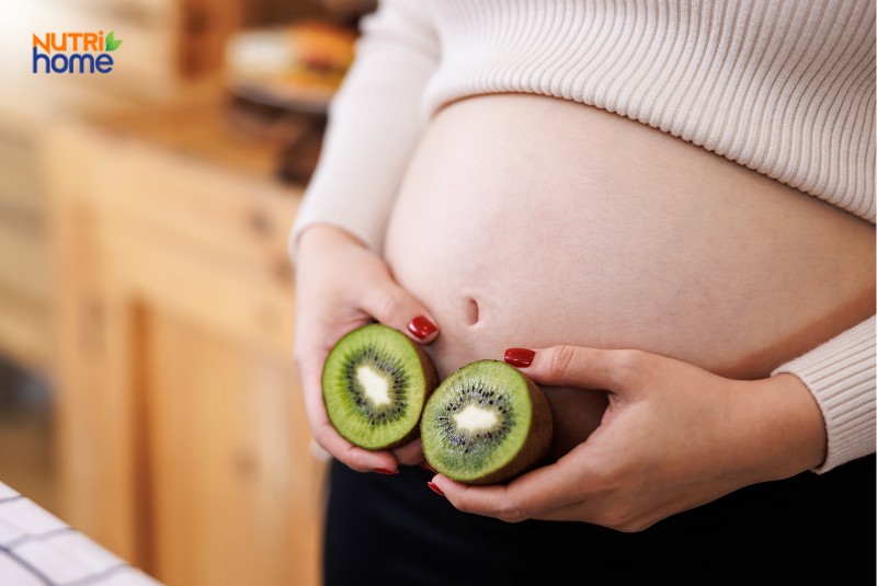 bà bầu nên ăn quả gì trong 3 tháng giữa, kiwi