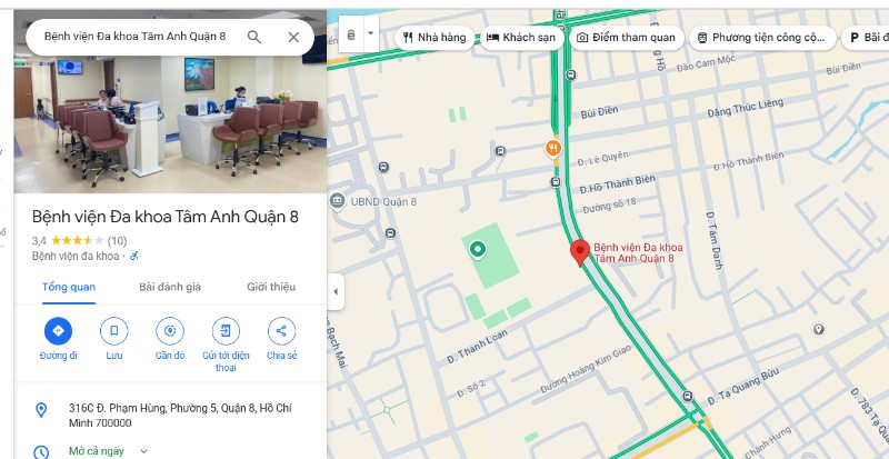 Bệnh viện Đa khoa Tâm Anh quận 8