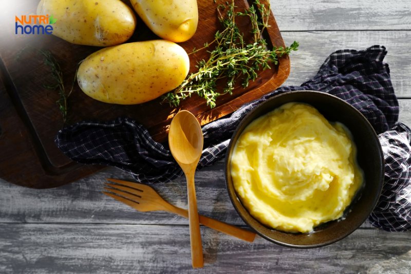 viêm dạ dày ruột nên ăn gì, khoai tây nghiền