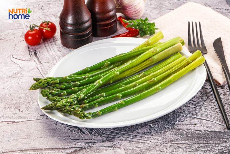 các loại rau tốt cho bà bầu 3 tháng đầu, măng tây