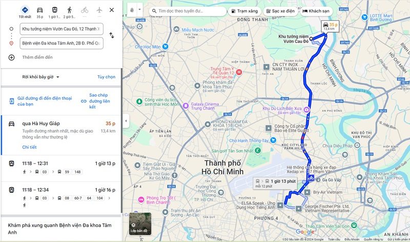 Địa chỉ khám chữa bệnh uy tín gần quận 12