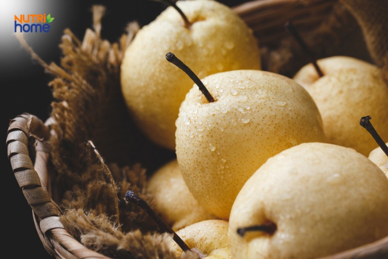 những trái cây tốt cho bà bầu 3 tháng đầu, lê