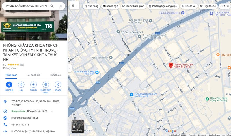 Phòng khám Đa khoa 118 quận 12