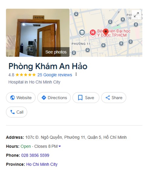 Phòng khám Đa khoa Quốc tế An Hảo
