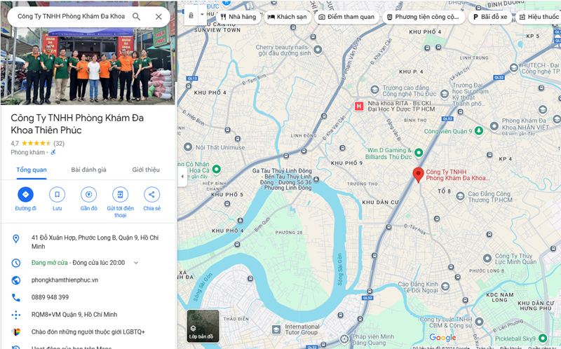 Phòng khám Đa khoa Thiên Phúc 41 Đỗ Xuân Hợp