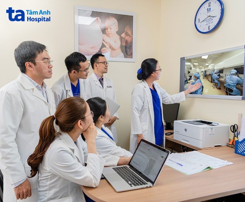 Đội ngũ y bác sĩ tại Bệnh viện Đa khoa Tâm Anh