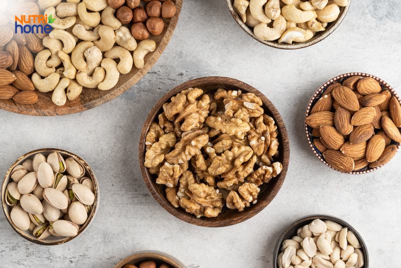 bị đau mắt nên ăn gì, các loại hạt giàu vitamin E