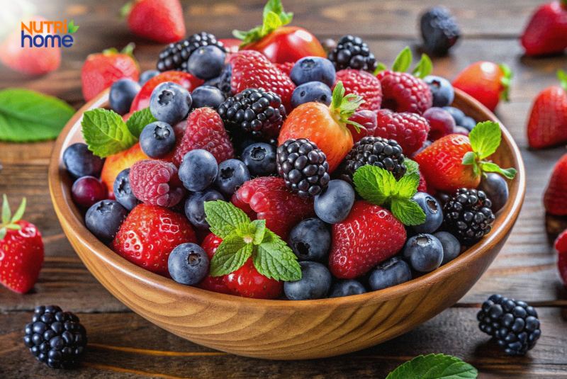 đau mắt đỏ nên ăn các loại quả mọng cho nhanh khỏi