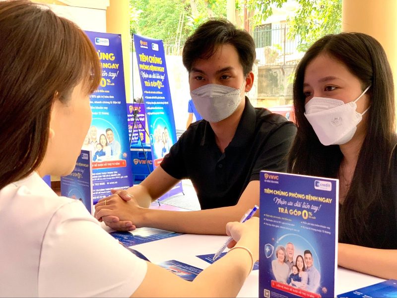 Trả góp 0% lãi suất khi mua gói vắc xin tại VNVC