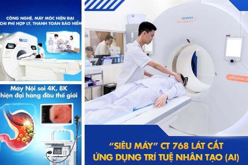 Máy móc Bệnh viện Đa khoa Tâm Anh