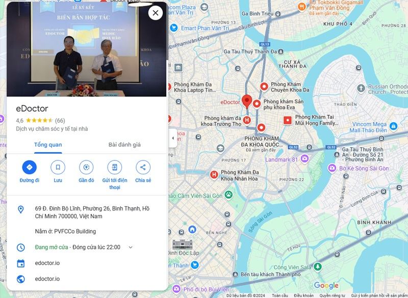 Phòng khám Đa khoa eDoctor 69 Đinh Bộ Lĩnh