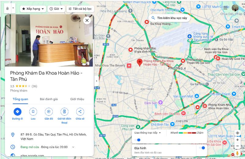 Phòng khám Đa khoa Hoàn Hảo, Tân Quý, Tân Phú