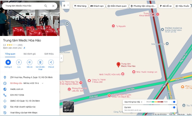 Phòng khám Đa khoa Medic Hòa Hảo quận 10