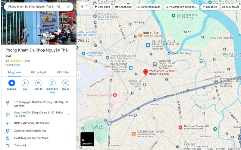Phòng khám Đa khoa Nguyễn Thái Sơn