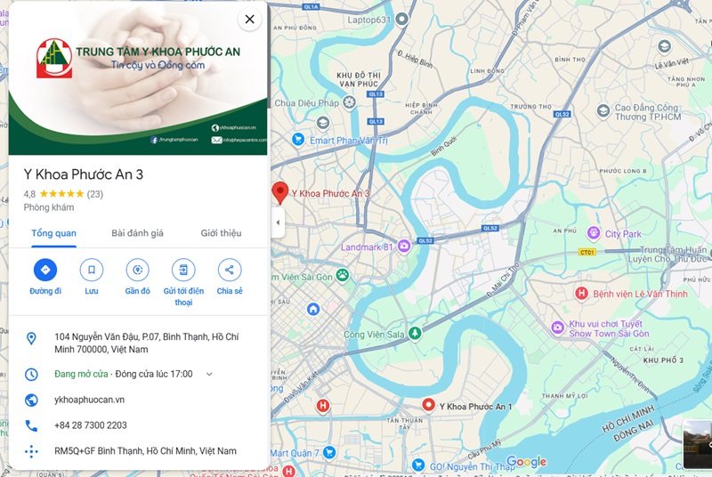 Phòng khám Đa khoa Phước An, 104 Nguyễn Văn Đậu