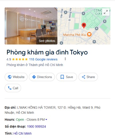 Phòng khám Gia Đình Tokyo, phường 9, quận Phú Nhuận