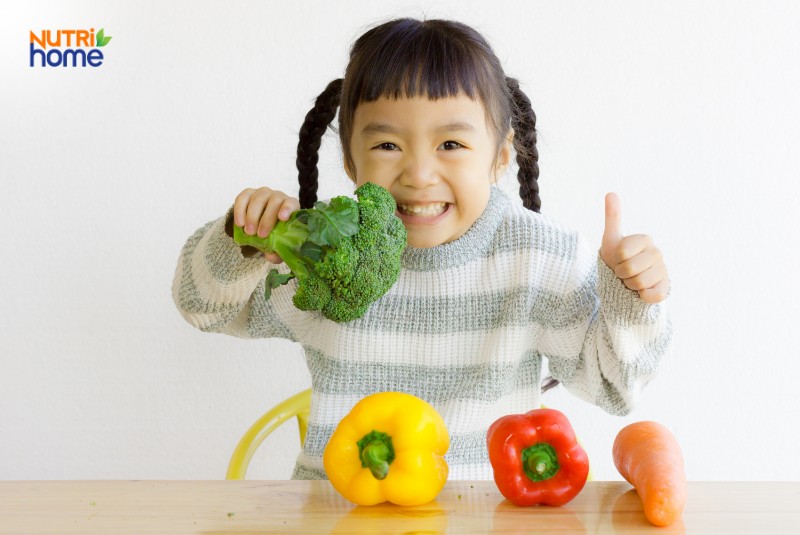 thực phẩm bổ mắt cho trẻ em, bông cải xanh