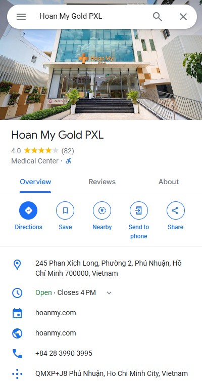 Trung tâm Y khoa Hoàn Mỹ Gold, 245 Phan Xích Long