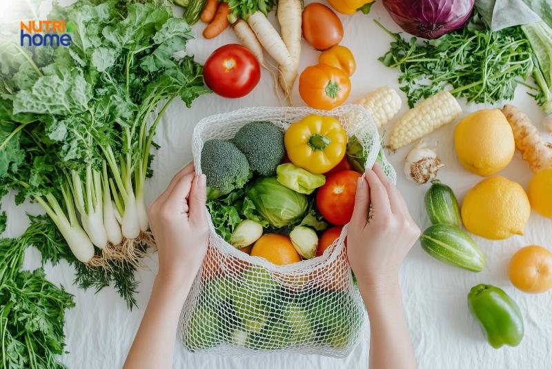 Ung thư phổi nên ăn gì? rau củ quả giàu vitamin, khoáng chất và chất chống oxy hóa