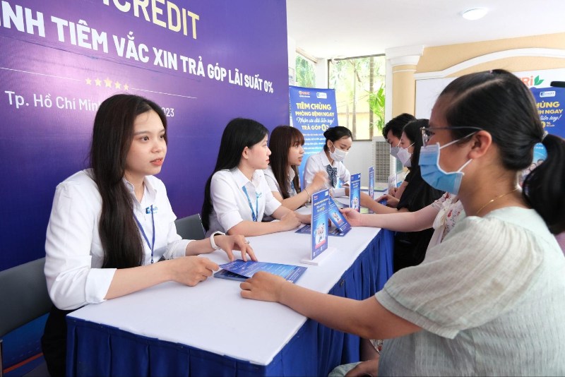 Trả góp 0% lãi suất khi gói tiêm chủng cho trẻ 0-6 tháng tại VNVC