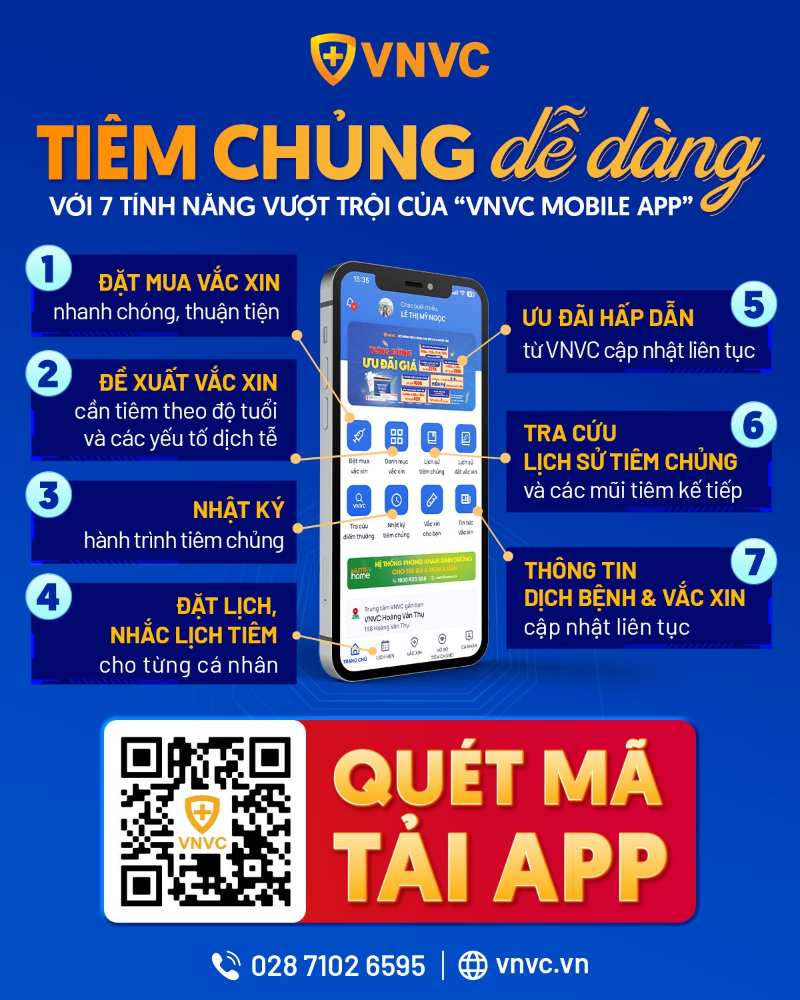 Đăng ký lịch tiêm chủng cho trẻ em từ 0-12 tuổi