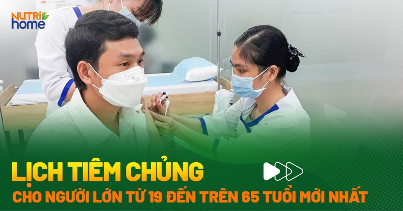 lịch tiêm chủng cho người lớn