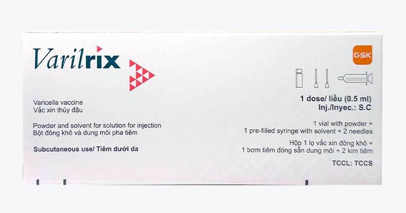Vắc xin VARILRIX - Vắc xin thủy đậu của Bỉ
