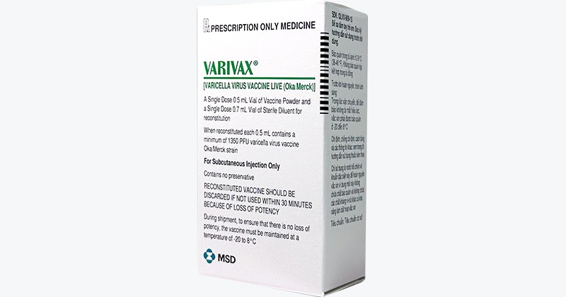 Vắc xin VARIVAX - Vắc xin thủy đậu của Mỹ