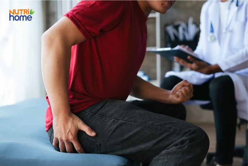 Nam giới đau rát vùng hậu môn khi khám bệnh, biểu hiện của trĩ ngoại