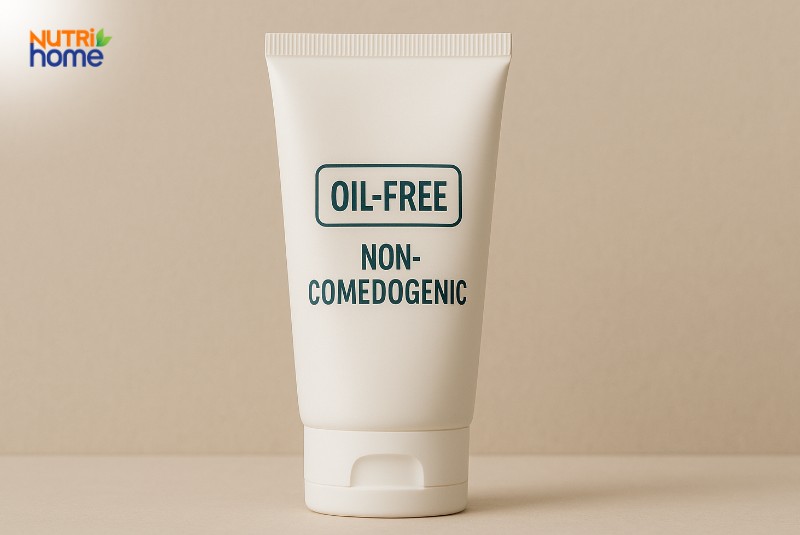 Sản phẩm dưỡng da oil-free không gây bít tắc lỗ chân lông