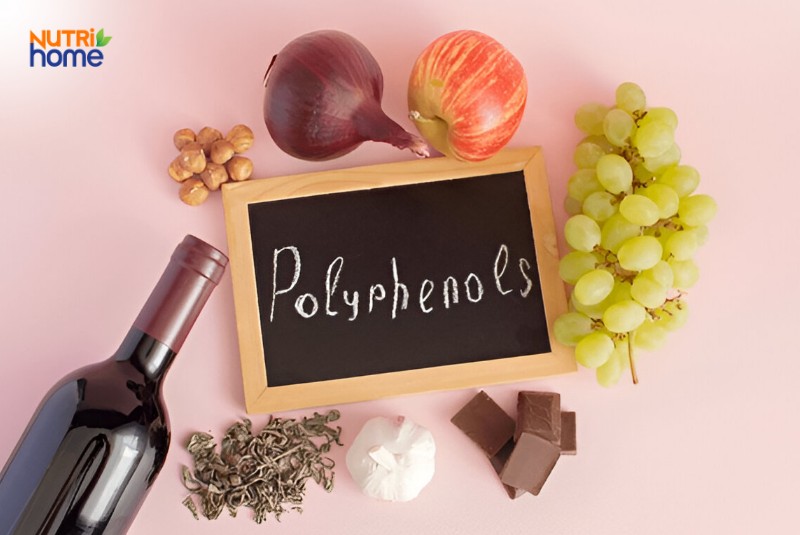 Thực phẩm giàu polyphenol như táo, nho, hành tím và socola đen hỗ trợ trẻ hóa