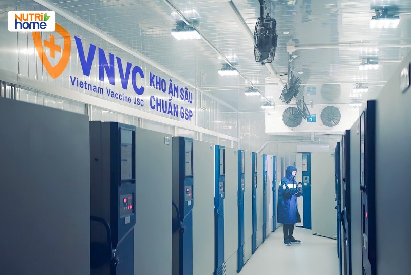 Kho lạnh bảo quản vắc xin đạt chuẩn GSP tại trung tâm VNVC
