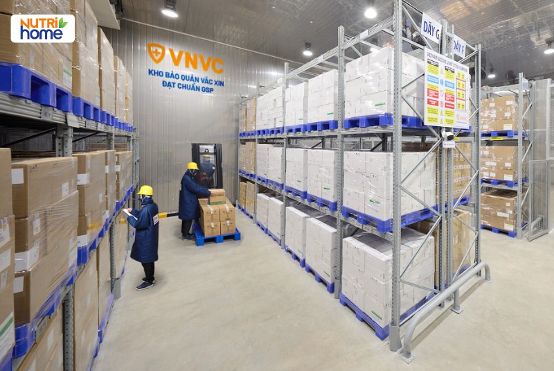 Kho bảo quản vắc xin đạt chuẩn GSP của VNVC, nơi lưu trữ Gardasil 9