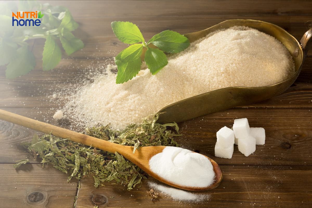 Đường ăn kiêng tự nhiên từ stevia và thảo mộc