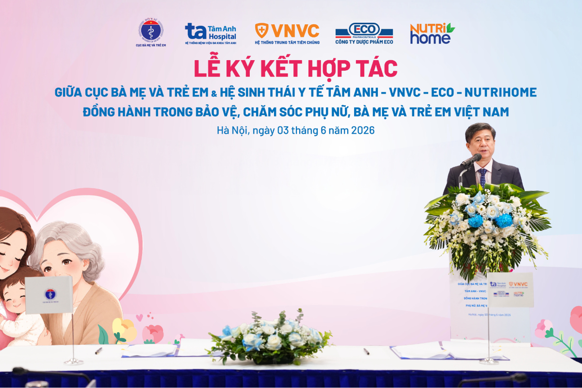 Lễ ký kết hợp tác chăm sóc phụ nữ, bà mẹ và trẻ em