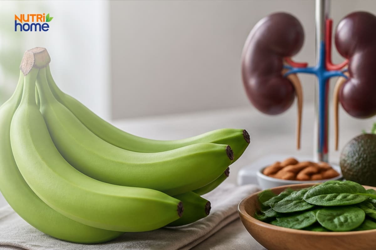 Người bệnh thận cần thận trọng khi ăn chuối xanh giàu kali