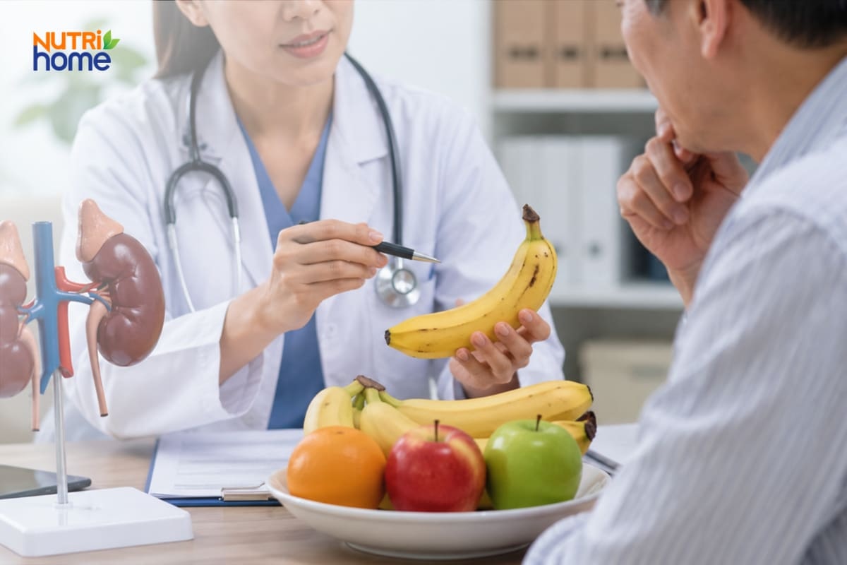 Bác sĩ tư vấn ăn chuối cho người mắc bệnh thận