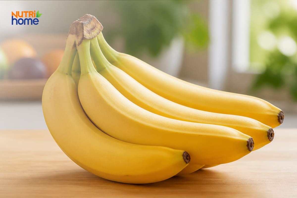 Nải Chuối Chín Vàng Giàu Kali, Hỗ Trợ Cân Bằng Điện Giải Cho Mẹ Sau Sinh